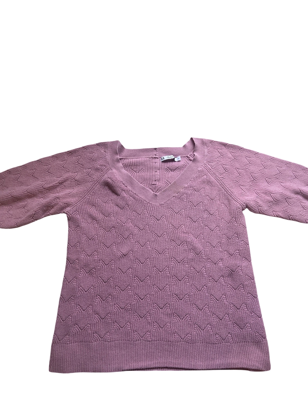 Reitmans Dusty Rose V-Neck Knit Sweater